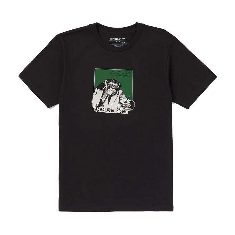 Volcom Monkeybiz Men’s S/S T-Shirt – Black