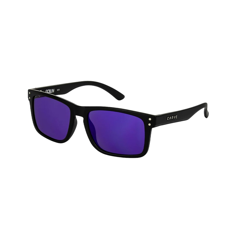 Carve Goblin Men’s Sunglasses – Matte Black/Purple Iridium