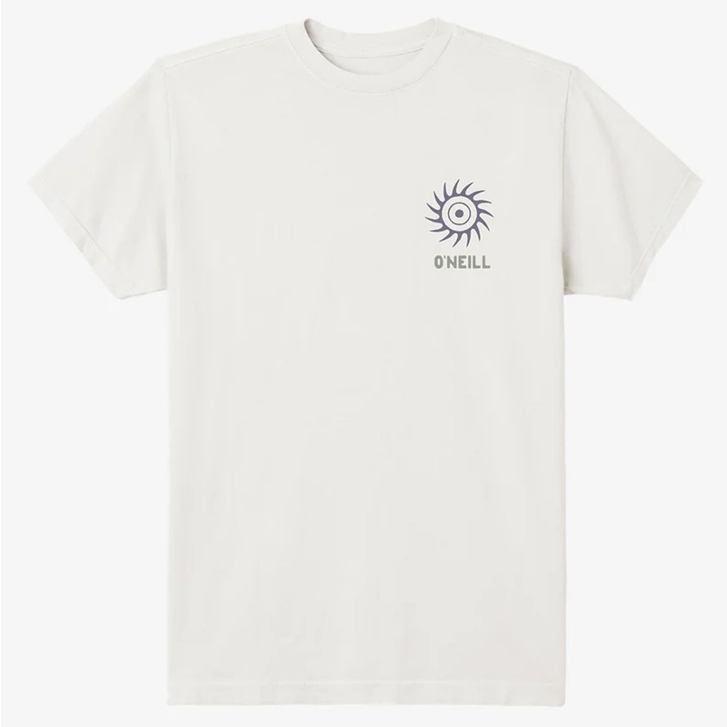 O’Neill Swell Wheel Natural Men’s S/S T-Shirt – White