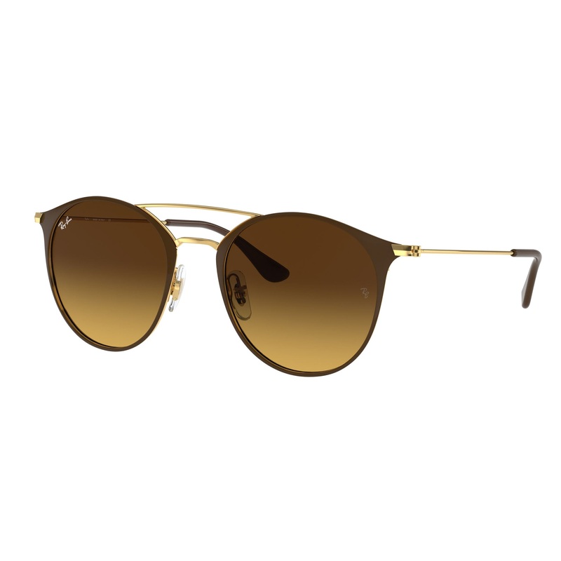 Ray-Ban 0RB3546 Women’s Sunglasses – Brown on Arista/Brown Gradient Dark Brown