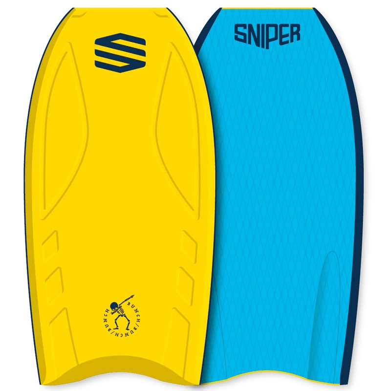 Sniper Bunch 44″ Bodyboard – Yellow