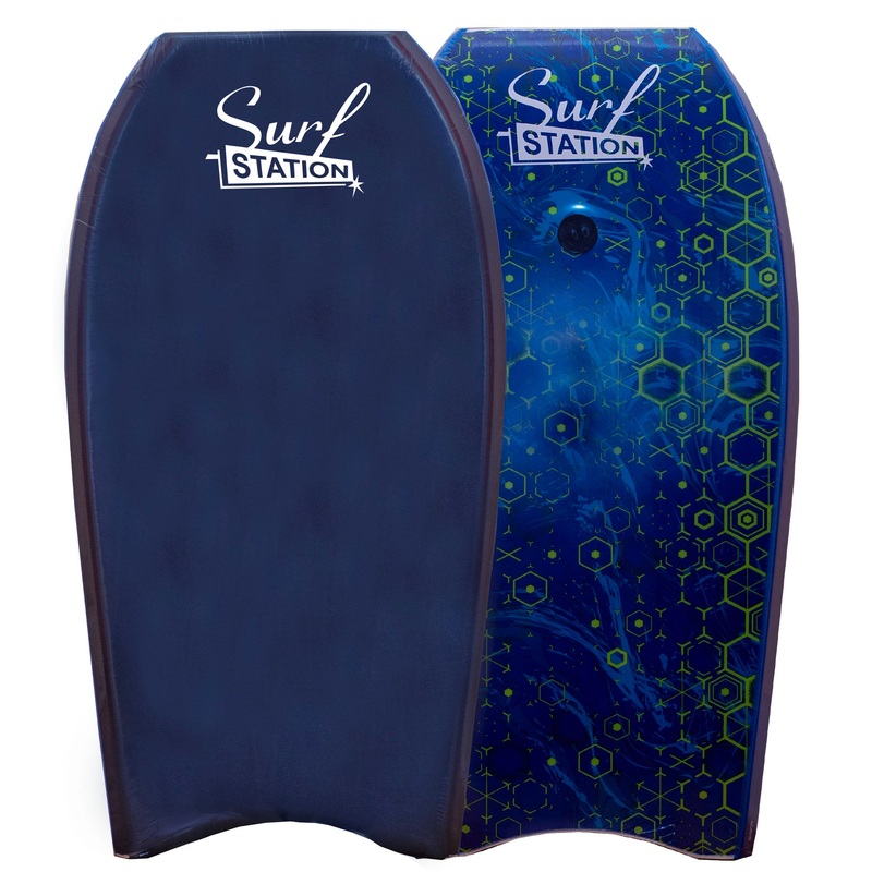 Surf Station 39″ Bodyboard w/ Leash – Blue
