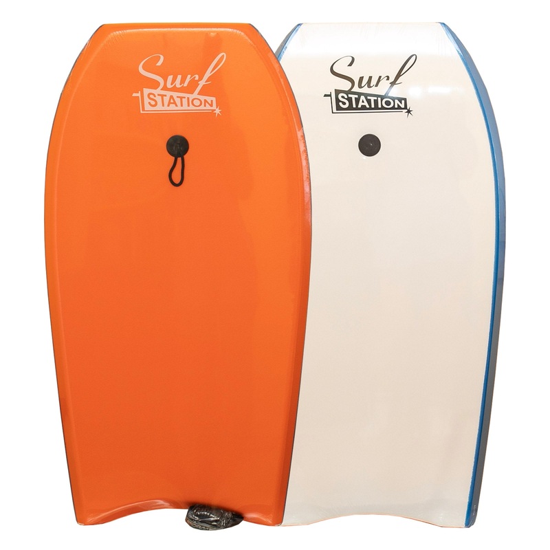 Surf Station 39″ Bodyboard w/ Leash – Orange