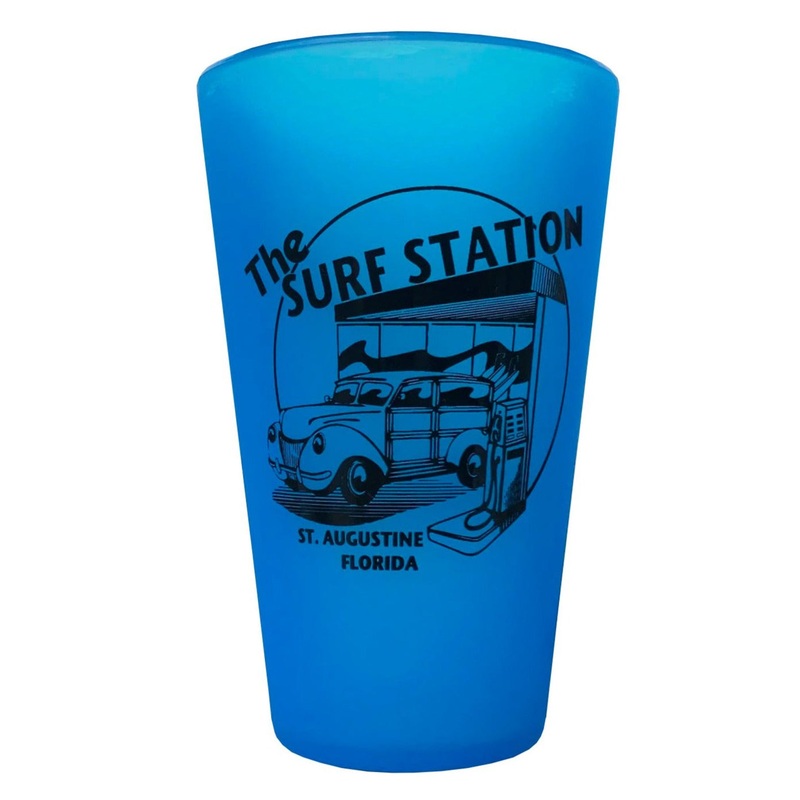 Surf Station Silipint Woody 16oz Pint Cup – Blue