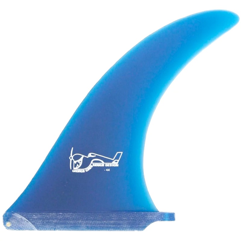 True Ames Greenough 4-A Longboard Fin – 10.5″/Blue