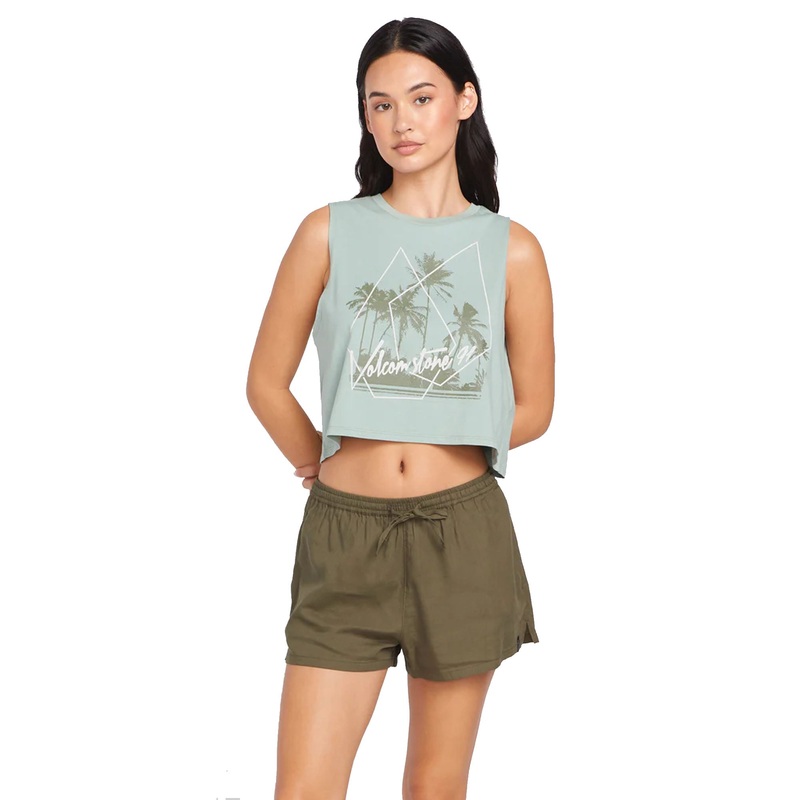Volcom Stone Def Women’s Walkshorts – Green