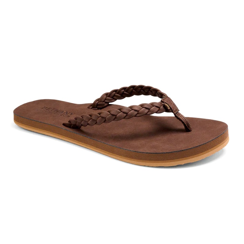 Cobian Bethany Braided Pacifica Women’s Sandals – Chocolate
