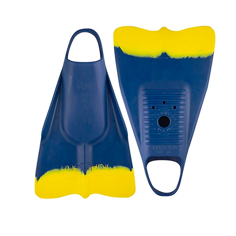 DaFin Pro Classic Swim Fins – Navy/Yellow