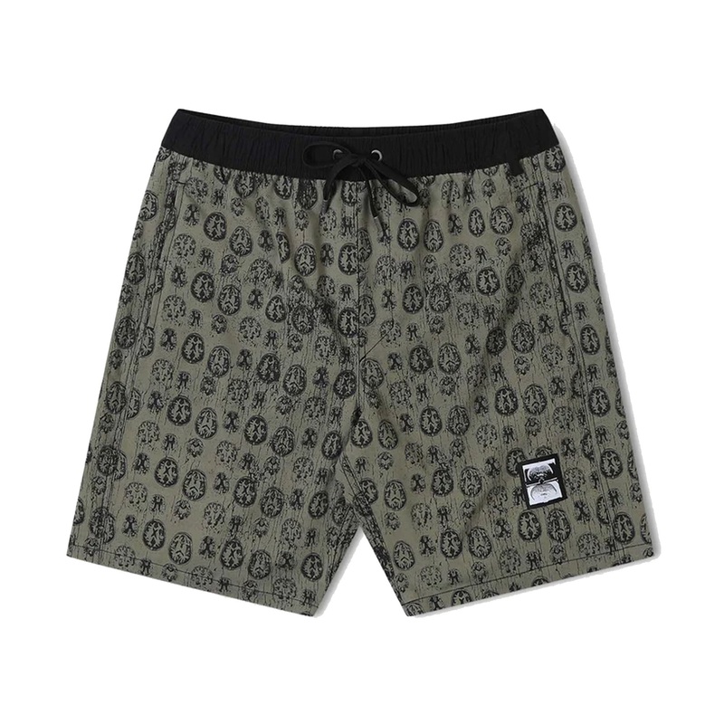 Former Swans Rumination 18″ Men’s Boardshorts – Black Sage