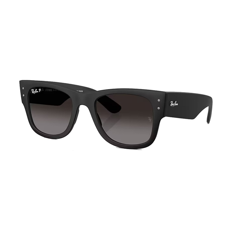 Ray-Ban Mega Wayfarer Men’s Sunglasses – Sand Black/Grey Gradient Polarized