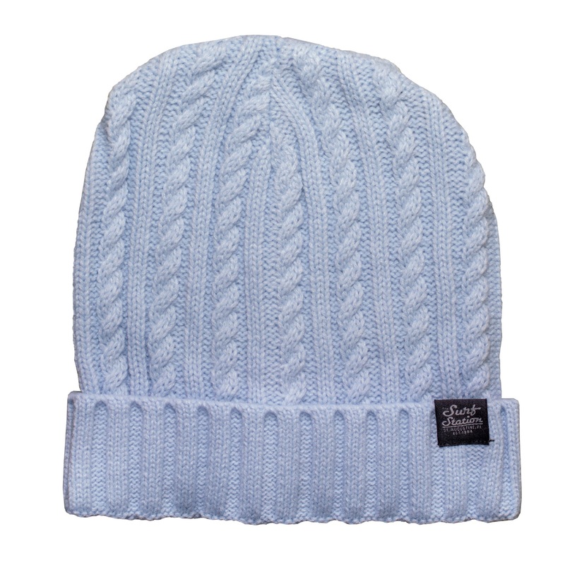 Surf Station Brooke Women’s Knit Beanie – Light Blue