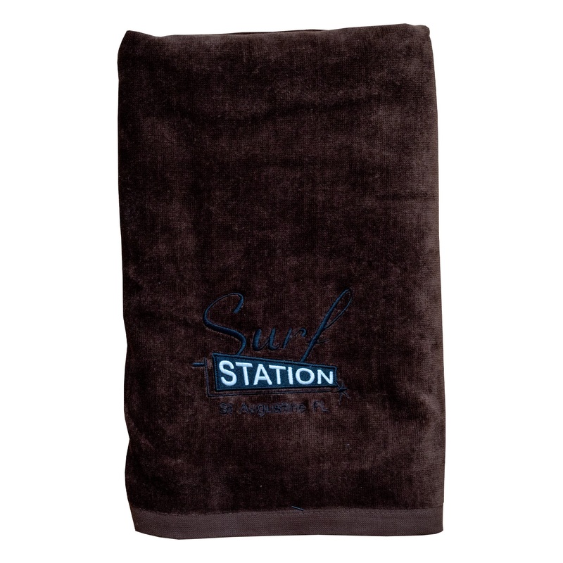 Surf Station Classic Beach Towel – Chocolate