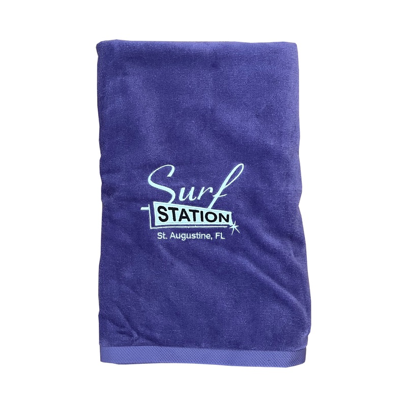 Surf Station Classic Beach Towel – Purple