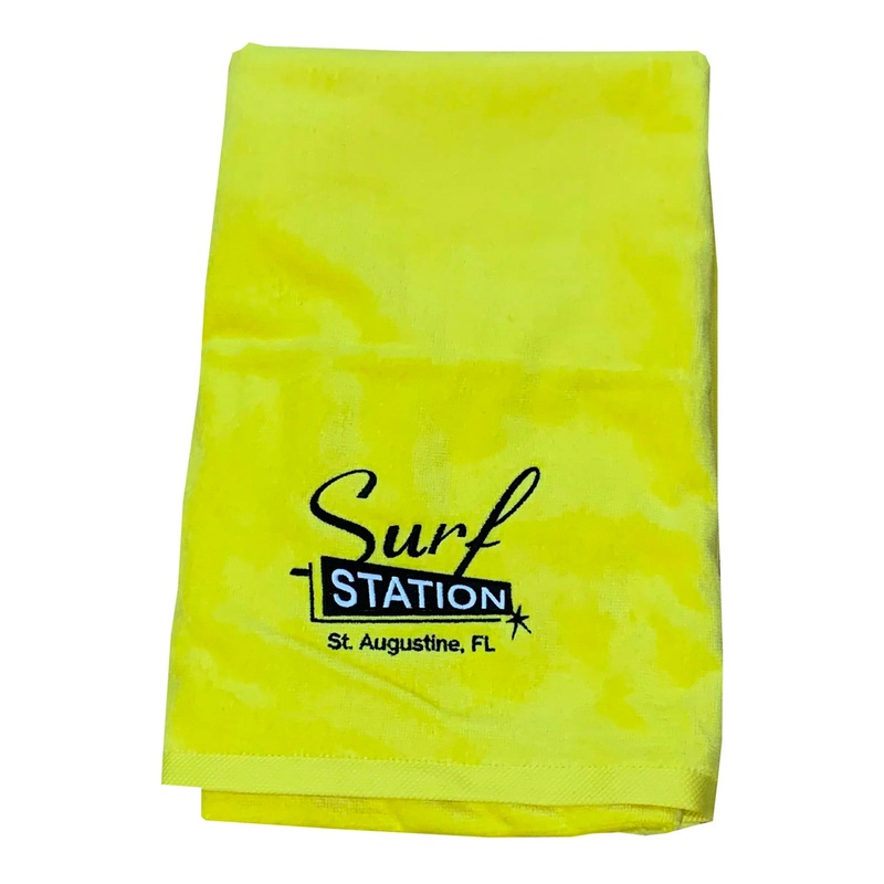 Surf Station Classic Beach Towel – Yellow