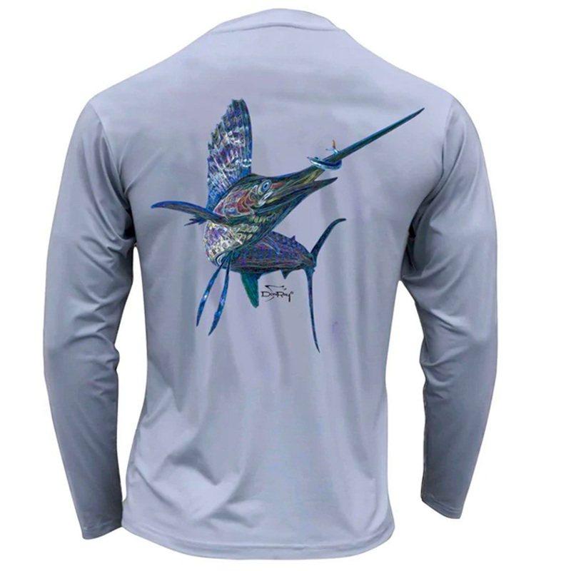Tormenter Performance Men’s Fishing Shirt – Sailfish Grey
