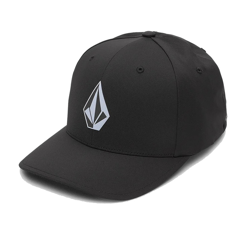 Volcom Stone Tech Flexfit Delta Men’s Hat – Black