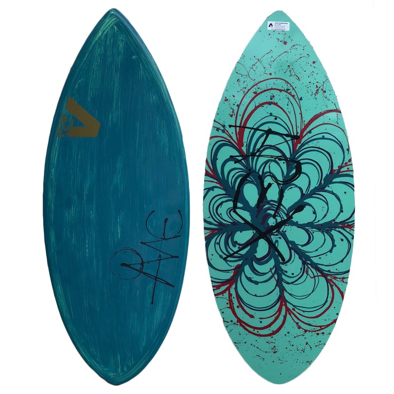 Apex AVAC 51″ Skimboard – Teal/Gold