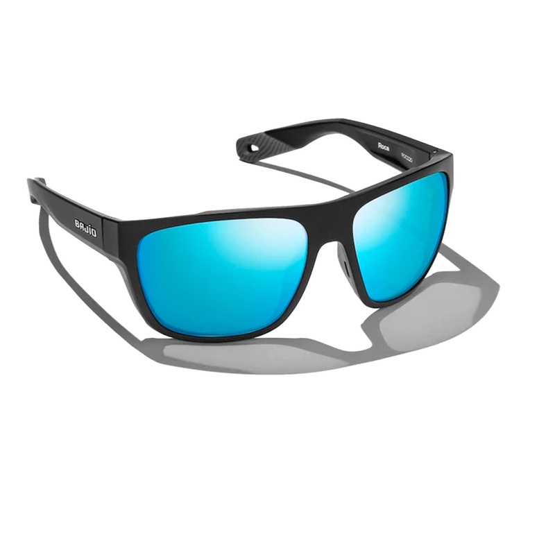 Bajio Las Roccas X-Large Men’s Sunglasses – Black Matte/Blue Mirror Polarized