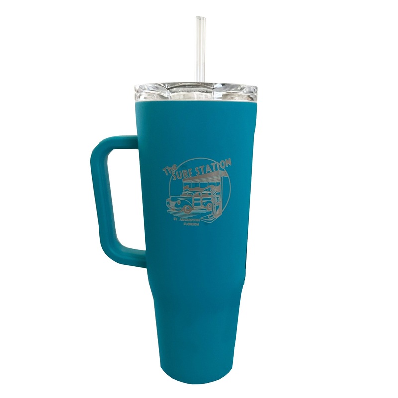 Corkcicle x Surf Station Cruiser 40oz Tumbler – Capri Blue