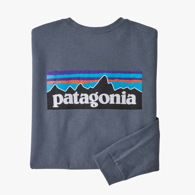 Patagonia P-6 Logo Responsibili-Tee Men’s L/S T-Shirt – Grey