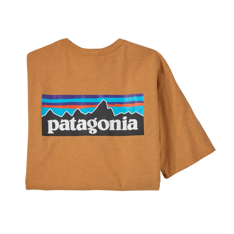 Patagonia P-6 Logo Responsibili-Tee Men’s S/S T-Shirt – Orange