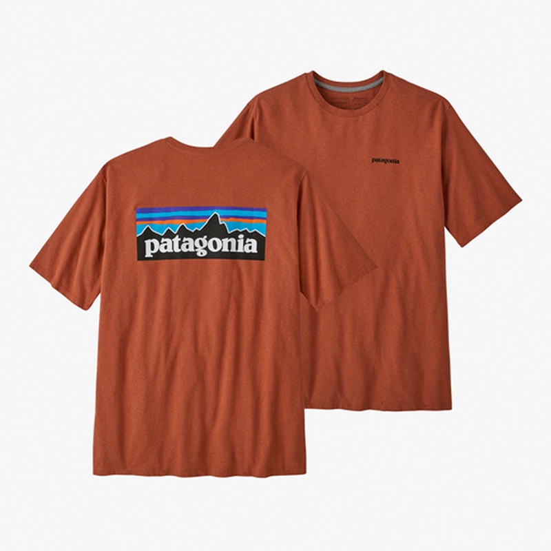 Patagonia P-6 Logo Responsibili-Tee Men’s S/S T-Shirt – Quartz Coral