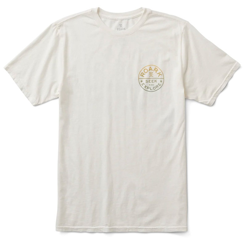 Roark Branded Seek & Explore Men’s S/S T-Shirt – Off White