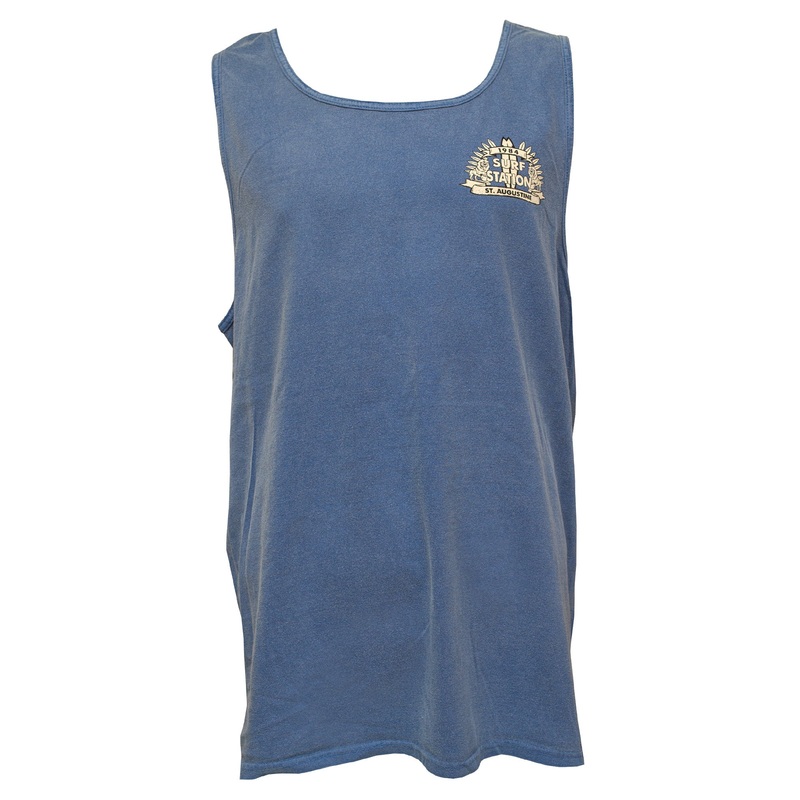 Surf Station Romanelli Lions Men’s Tank Top – Blue