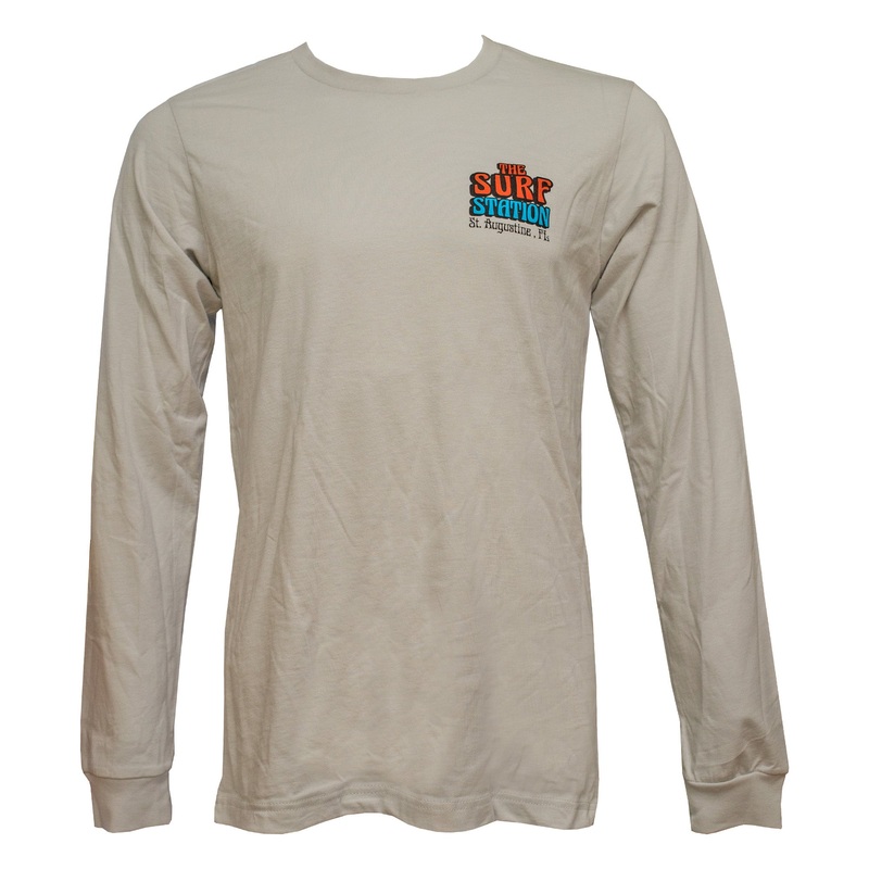 Surf Station x Cooper Neil One More Wave Men’s L/S T-Shirt – Grey