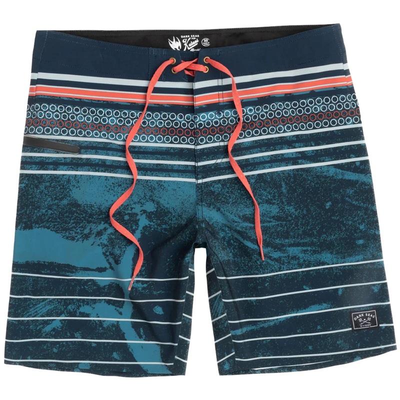 Dark Seas Gyotaku Men’s BoardShorts – Navy