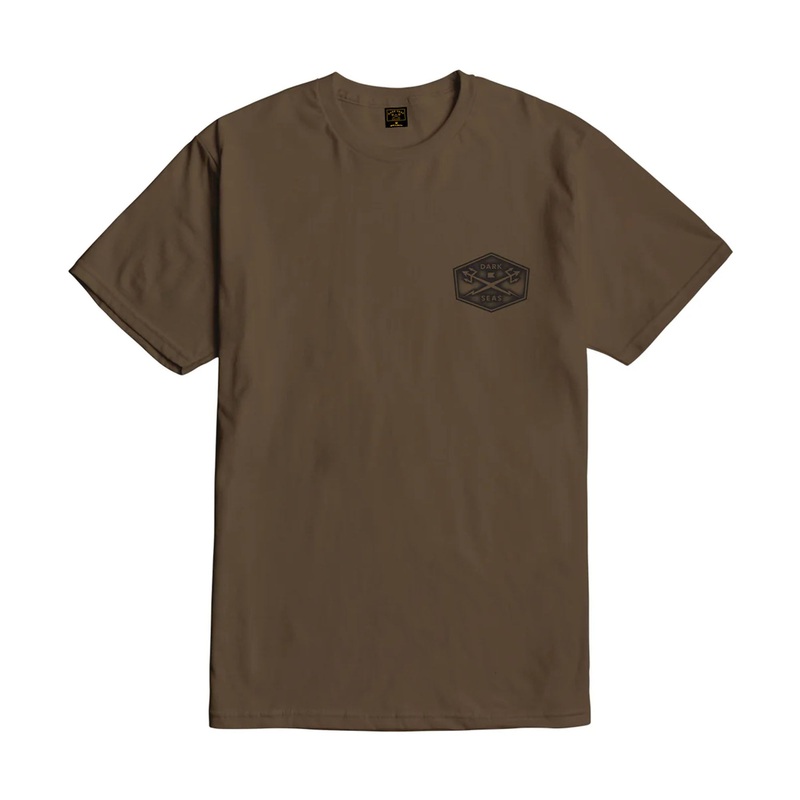 Dark Seas Progressive Gravel Men’s S/S T-Shirt – Coyote Brown