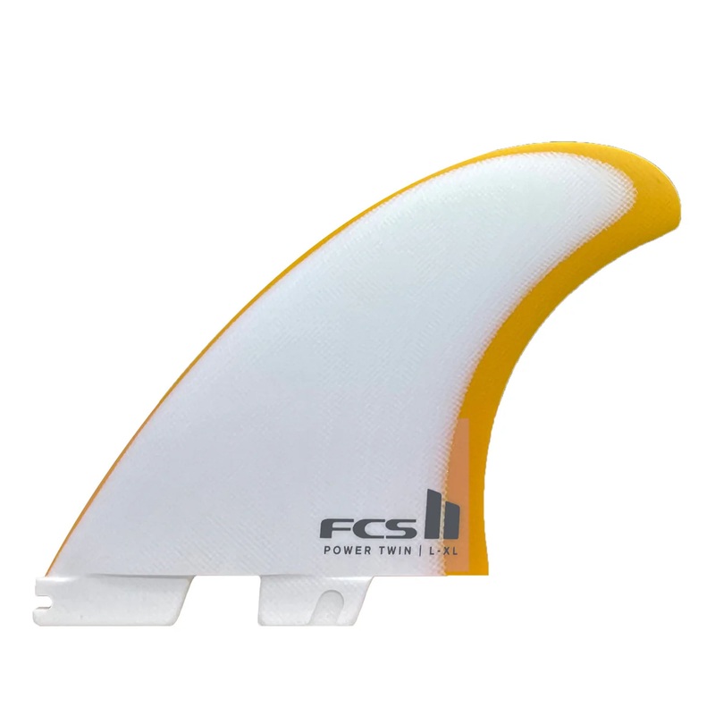 FCS II Power Performance Glass 2+1 Surfboard Fins – X-Large/Mango