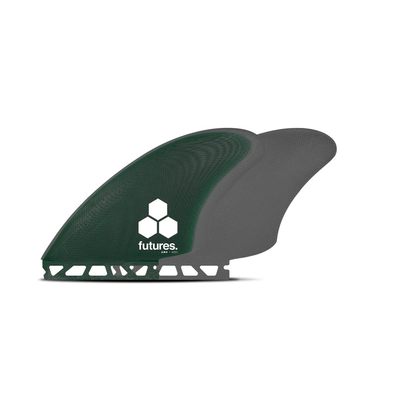 Futures Al Merrick Keel Twin Fin Set – Large/Green