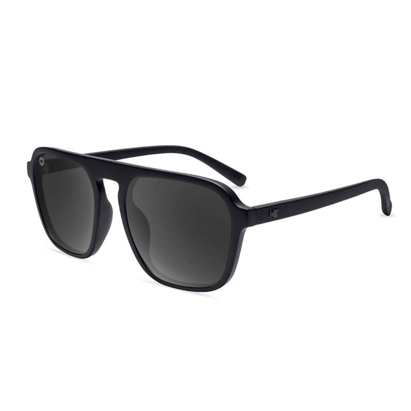 Knockaround Pacific Palisades Men’s Sunglasses – Black On Black/Smoke Polarized