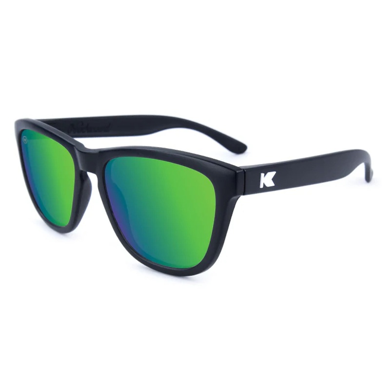 Knockaround Premiums Men’s Sunglasses – Black/Green Moonshine Polarized