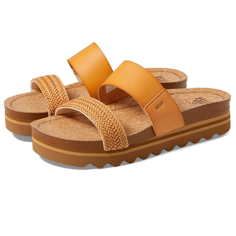 Reef Cushion Vista Hi Women’s Sandals – Natural Braid