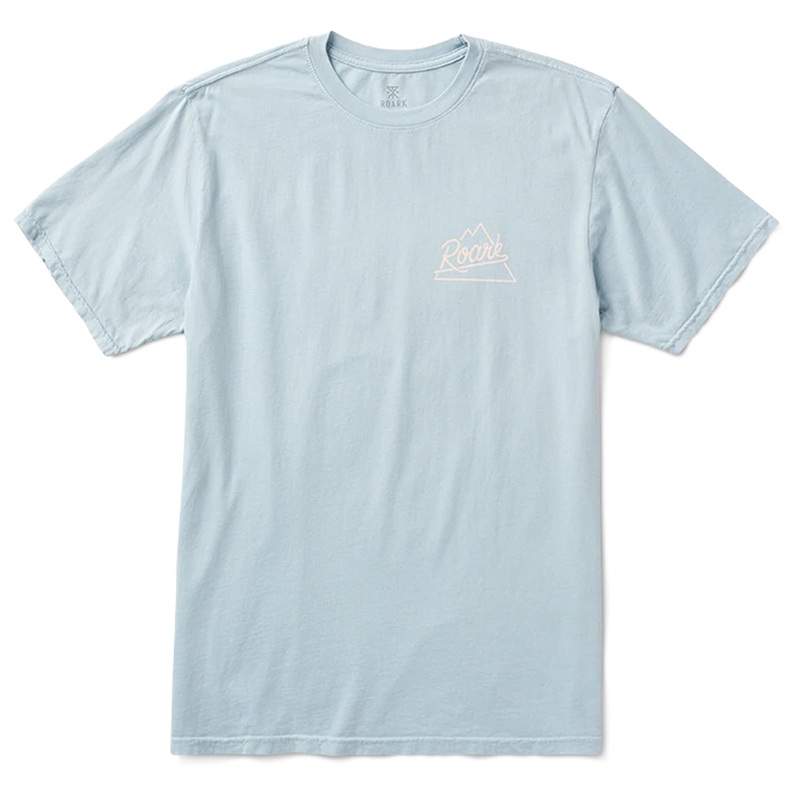 Roark Peaking Men’s S/S T-Shirt – Agave Blue