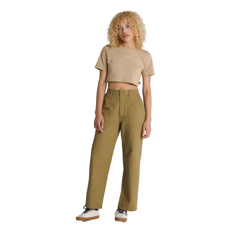 Vans Union Relaxed Carpenter Women’s Pants – Gothic Olive Green