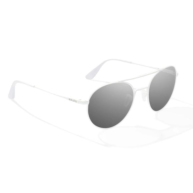 Bajio Tionia Small Women’s Sunglasses – White Gloss/Grey Polarized