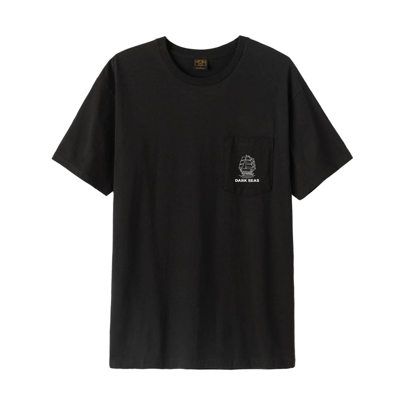 Dark Seas Topmast Basic Pocket Men’s S/S T-Shirt – Black