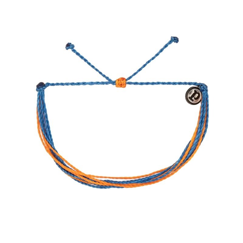 Pura Vida Bright Original Bracelet – Blue & Orange