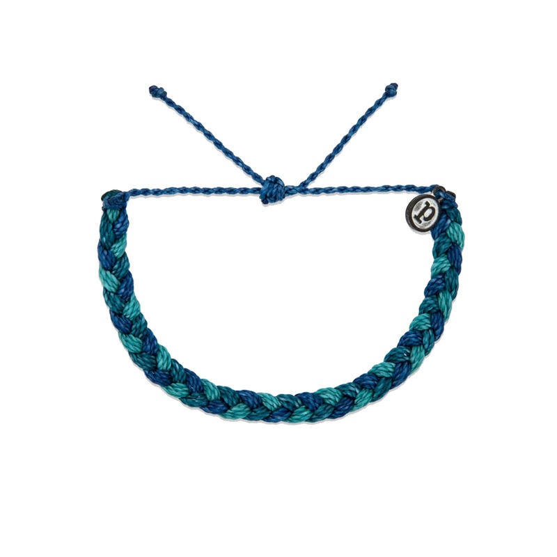 Pura Vida Charity Braided Bracelet – Ocean Mist