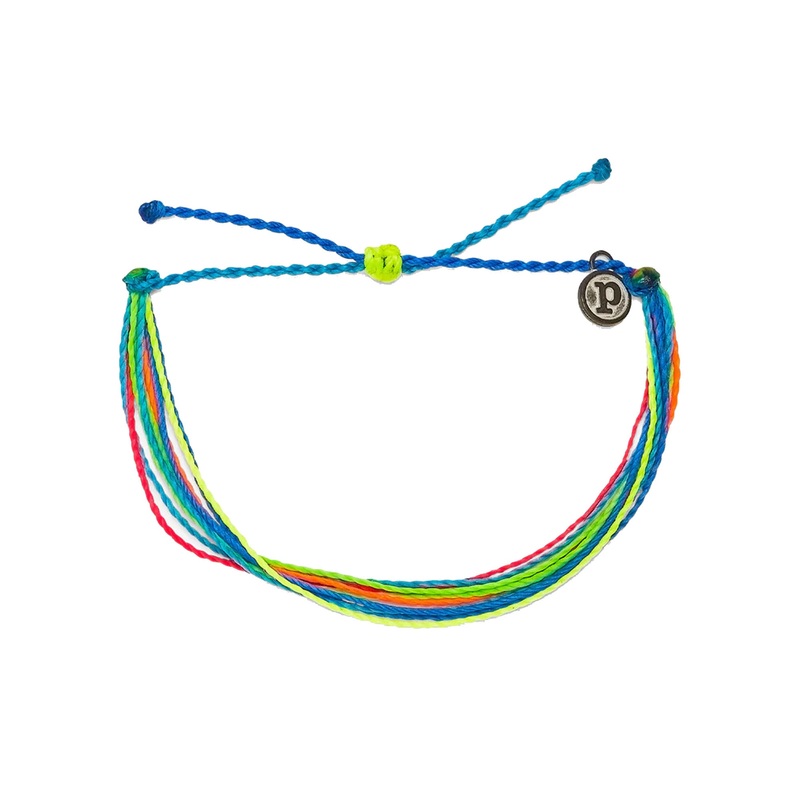 Pura Vida Original Bracelet – Neon Shoreline