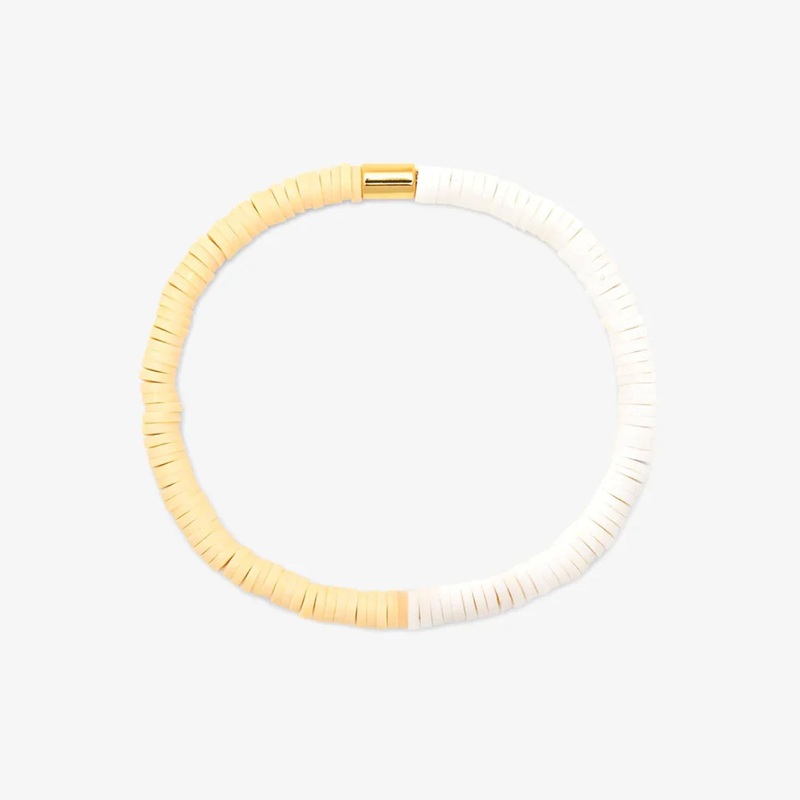 Pura Vida Seascape Vinyl Disc Stretch Bracelet – Cafecito