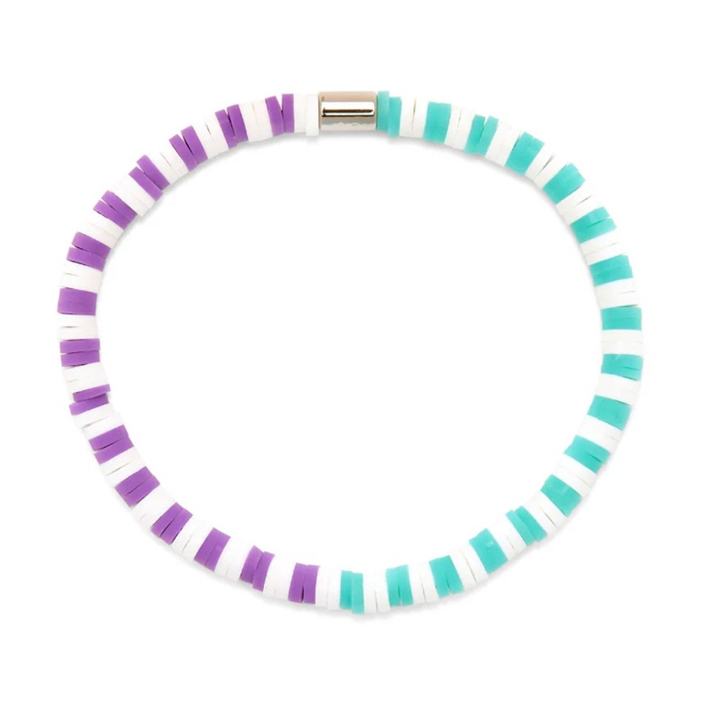 Pura Vida Seascape Vinyl Disc Stretch Bracelet – Gumdrop