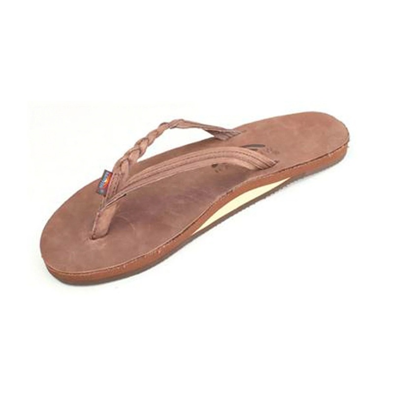 Rainbow Flirty Braidy Women’s Sandals – Expresso