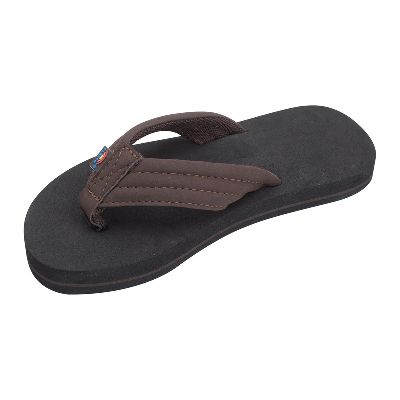 Rainbow Grombows Youth Boy’s Sandals – Brown/Black