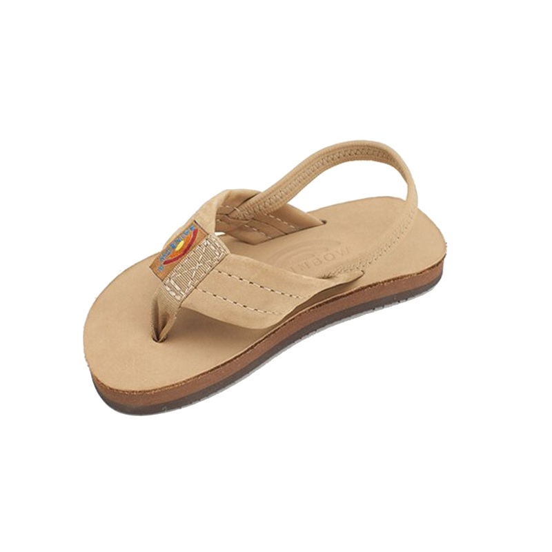 Rainbow Premier Leather Youth Toddler Boy’s Sandals w/ Strap – Sierra Brown