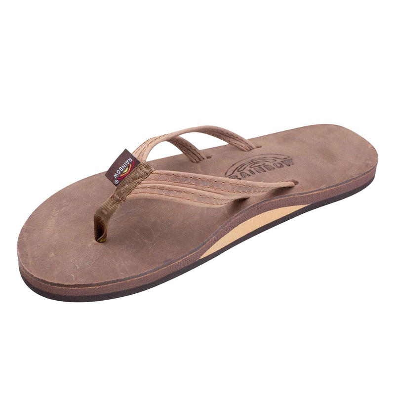 Rainbow Sandpiper Double Strap Single Women’s Sandals – Nogales Wood