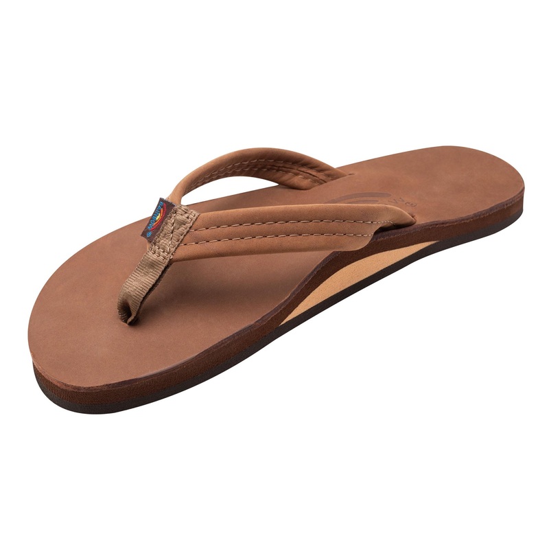 Rainbow Single Premier Leather Men’s Sandals – Redwood